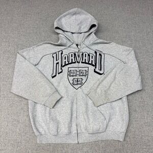 H&M Divided | Harvard University Zip Hoodie | Large | Gray | Graphic Sweatshirt